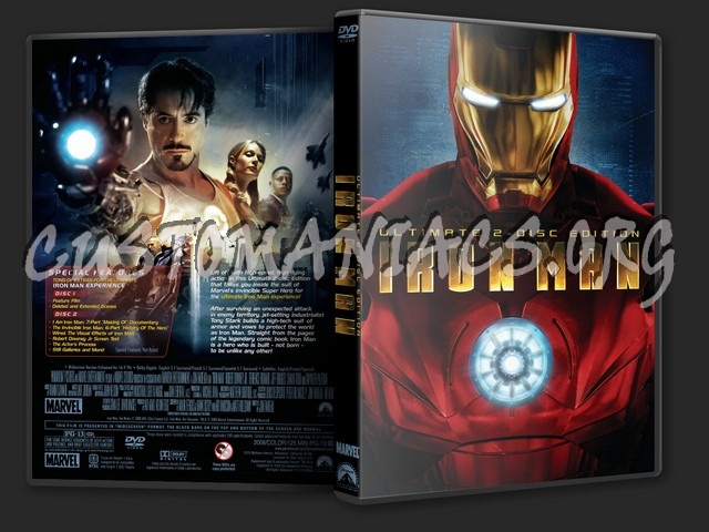 Iron Man dvd cover