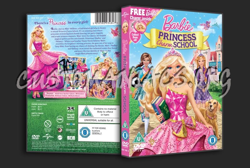 Barbie Princess Charm School dvd cover