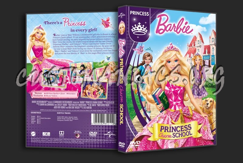 Barbie Princess Charm School dvd cover