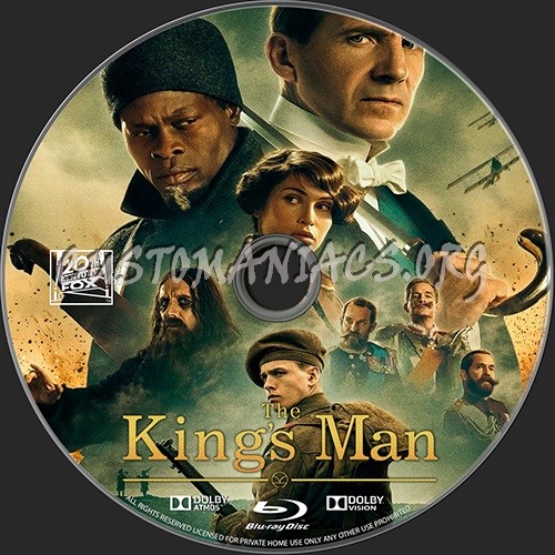 The King's Man blu-ray label