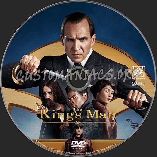 The King's Man DVD label dvd label