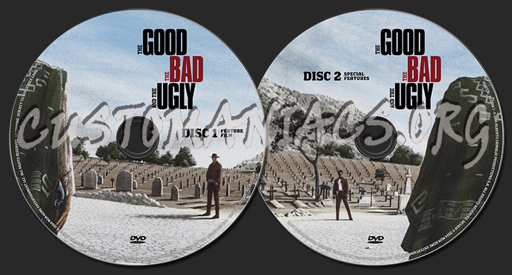 The Good, the Bad and the Ugly dvd label