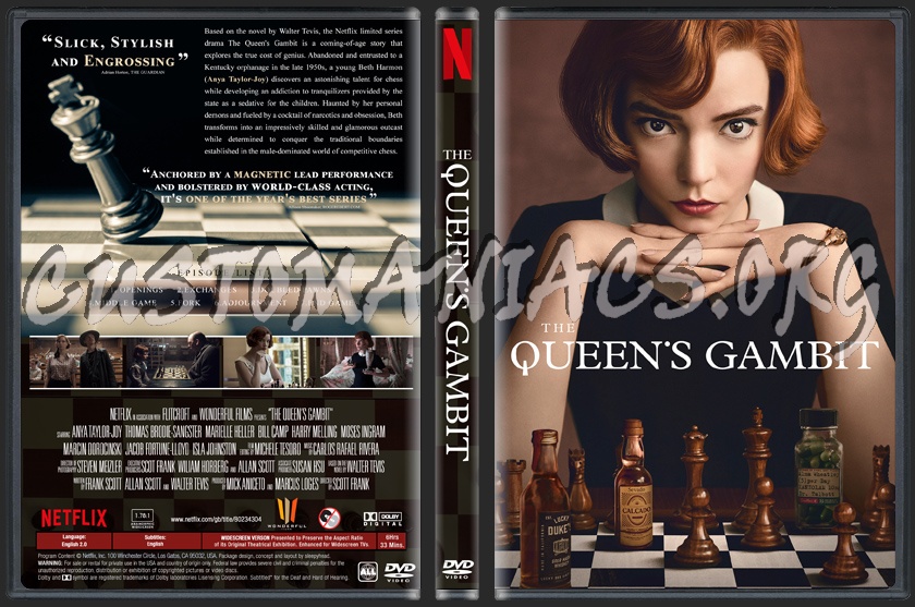 The Queen's Gambit dvd cover
