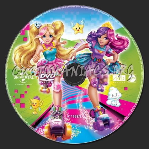 Barbie Video Game Hero dvd label