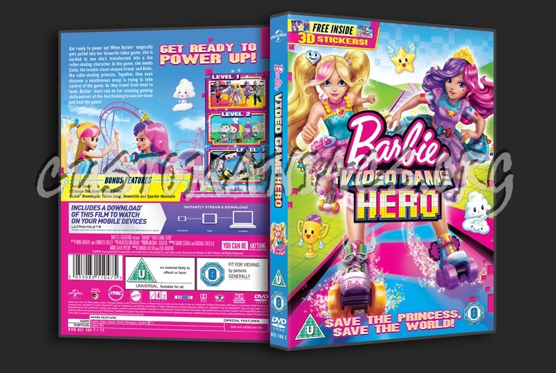 Barbie Video Game Hero dvd cover