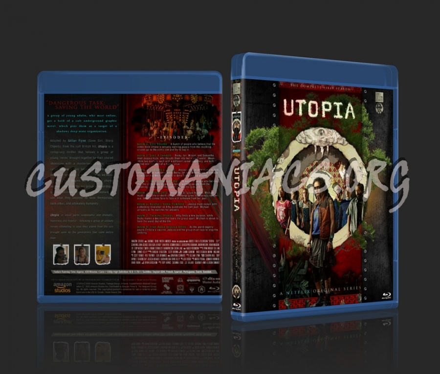 Utopia (2020) - Season 01 blu-ray cover