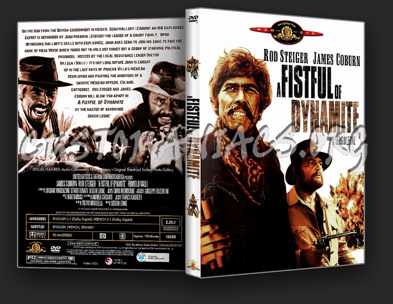 A Fistful of Dynamite dvd cover