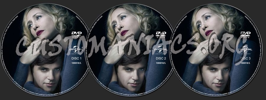 Bates Motel Season 3 dvd label