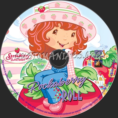 Strawberry Shortcake: Rockaberry Roll dvd label