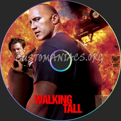 Walking Tall dvd label