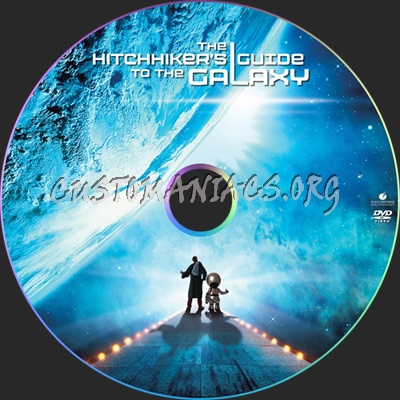 Hitchhikers Guide To The Galaxy dvd label