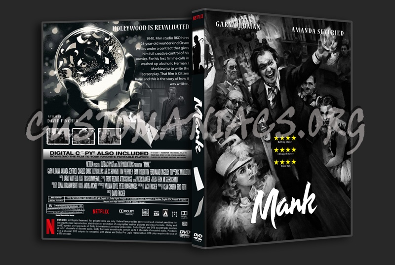 Mank dvd cover