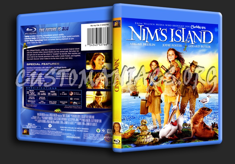 Nim's Island blu-ray cover