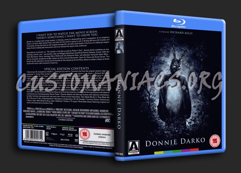 Donnie Darko blu-ray cover