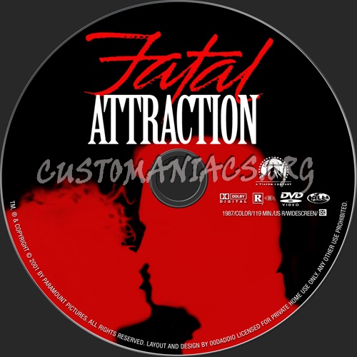 Fatal Attraction dvd label