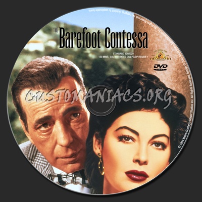 The Barefoot Contessa dvd label