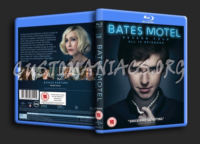 Bates Motel Season 4 blu-ray cover