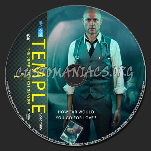 Temple Season 1 dvd label