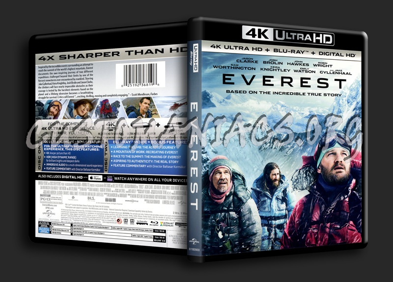 Everest 4K blu-ray cover