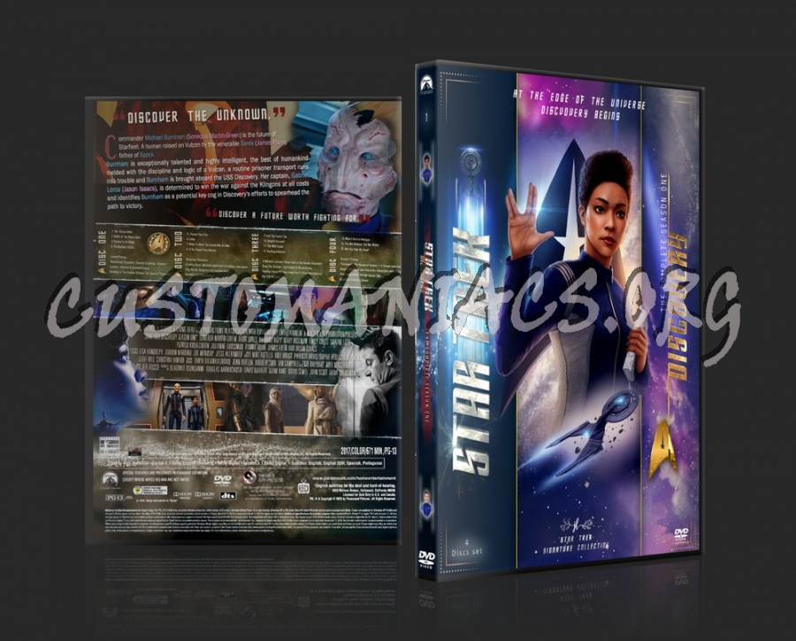 Star Trek Discovery (2018) Season 1 dvd cover