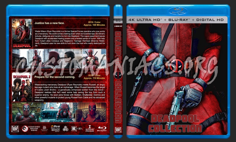 Deadpool Collection (4K) blu-ray cover