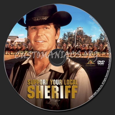 Support Your Local Sheriff dvd label