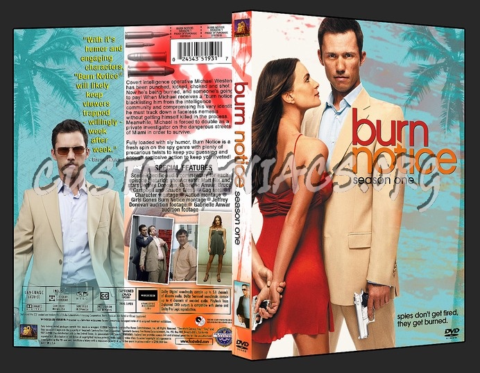 Burn Notice - Season One dvd cover