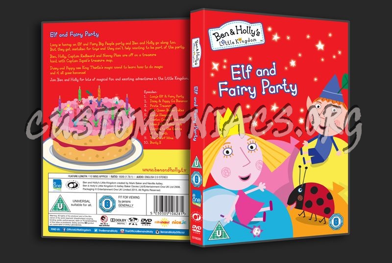 Ben & Holly's Little Kingdom Elf and Fairy Party dvd cover