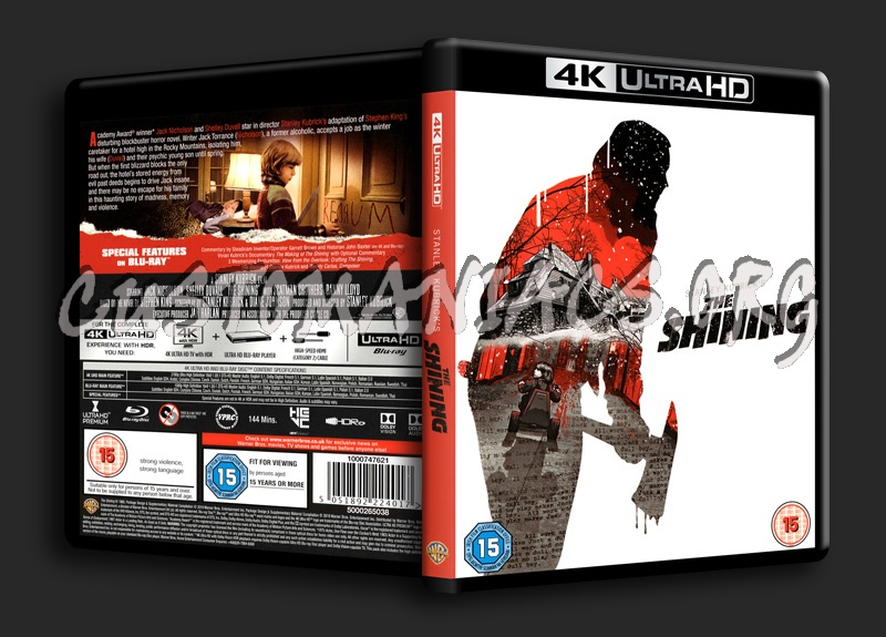 The Shining 4K blu-ray cover