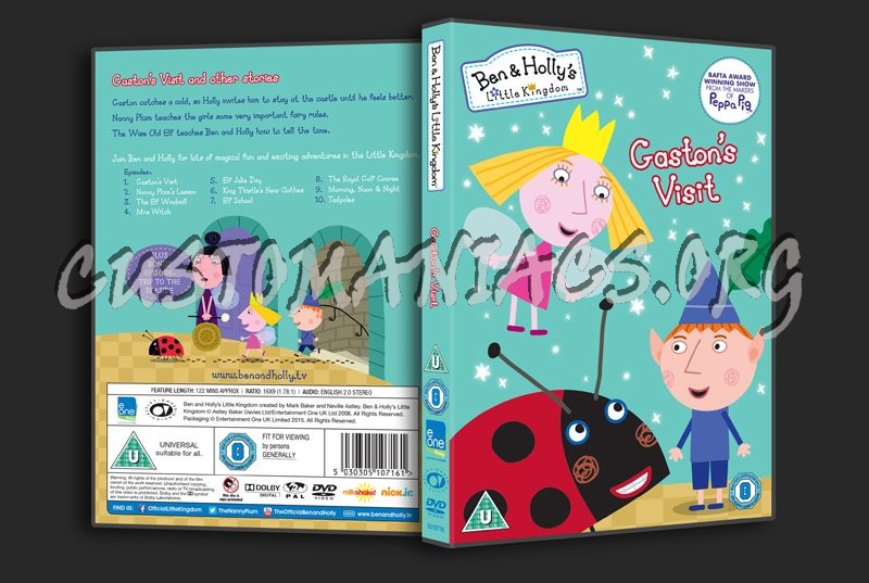 Ben & Holly's Little Kingdom Gaston's Visit dvd cover