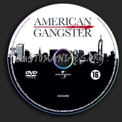 American Gangster dvd label