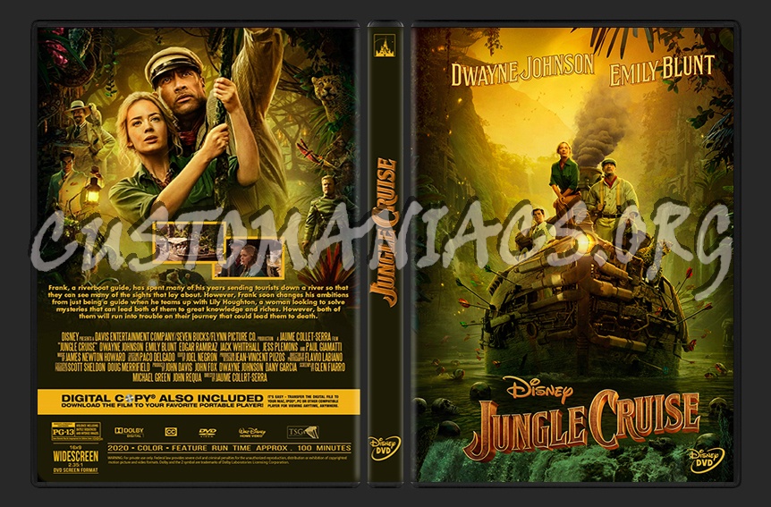 Jungle Cruise dvd cover