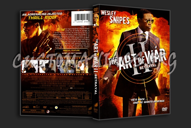 Art of War The Betrayal dvd cover DVD Covers &amp; Labels