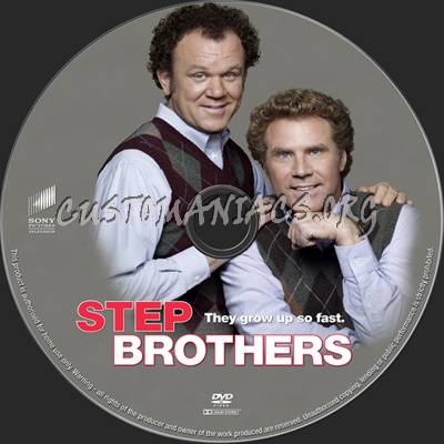 Step Brothers dvd label