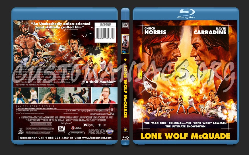 Lone Wolf McQuade (1983) blu-ray cover