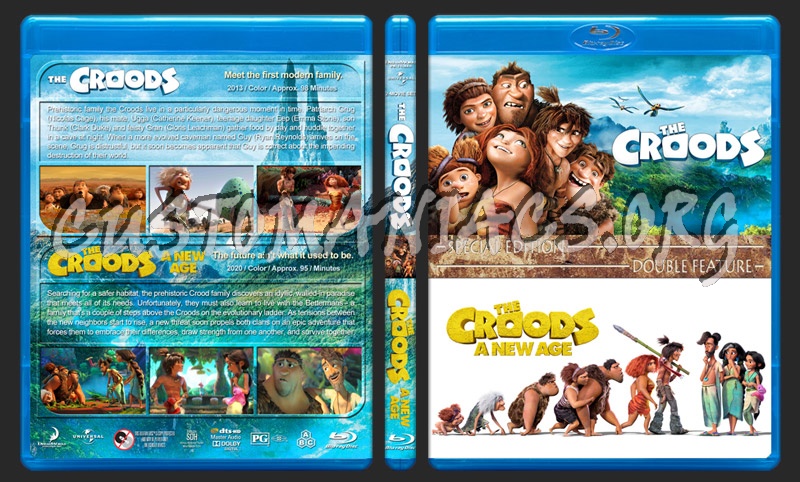 The Croods Double Feature blu-ray cover