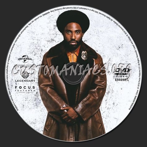 BlacKkKlansman dvd label
