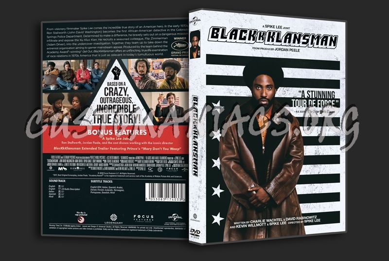 BlacKkKlansman dvd cover