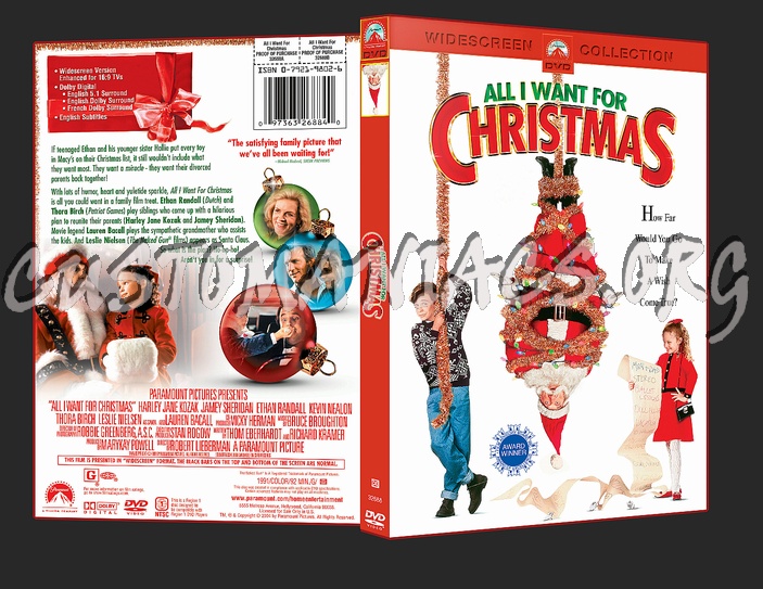 All i Want for Christmas dvd cover