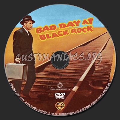 Bad Day at Black Rock dvd label