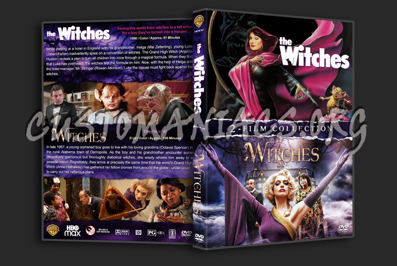 The Witches Double Feature dvd cover