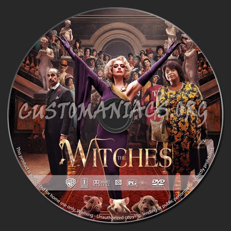 The Witches (2020) dvd label
