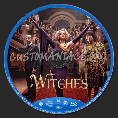 The Witches (2020) blu-ray label