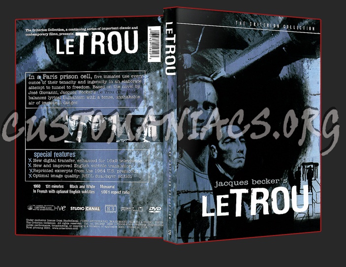 129 - Le Trou dvd cover