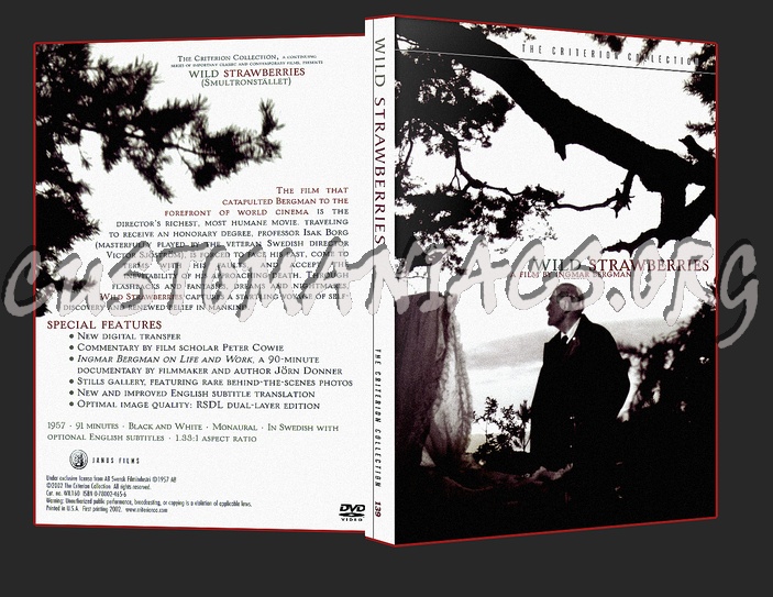 139 - Wild Strawberries dvd cover