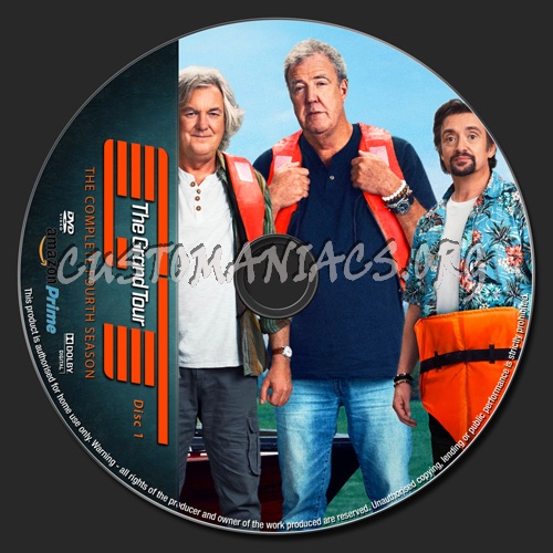 The Grand Tour Season 4 dvd label