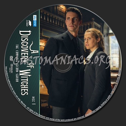 A Discovery Of Witches Season 2 dvd label