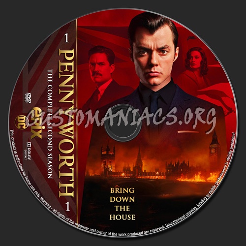 Pennyworth Season 2 dvd label