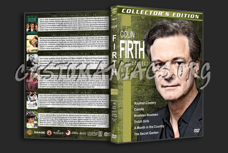 Colin Firth Filmography - Set 1 (1984-1987) dvd cover