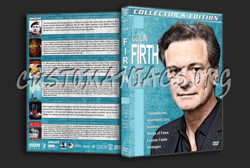 Colin Firth Filmography - Set 2 (1988-1992) dvd cover